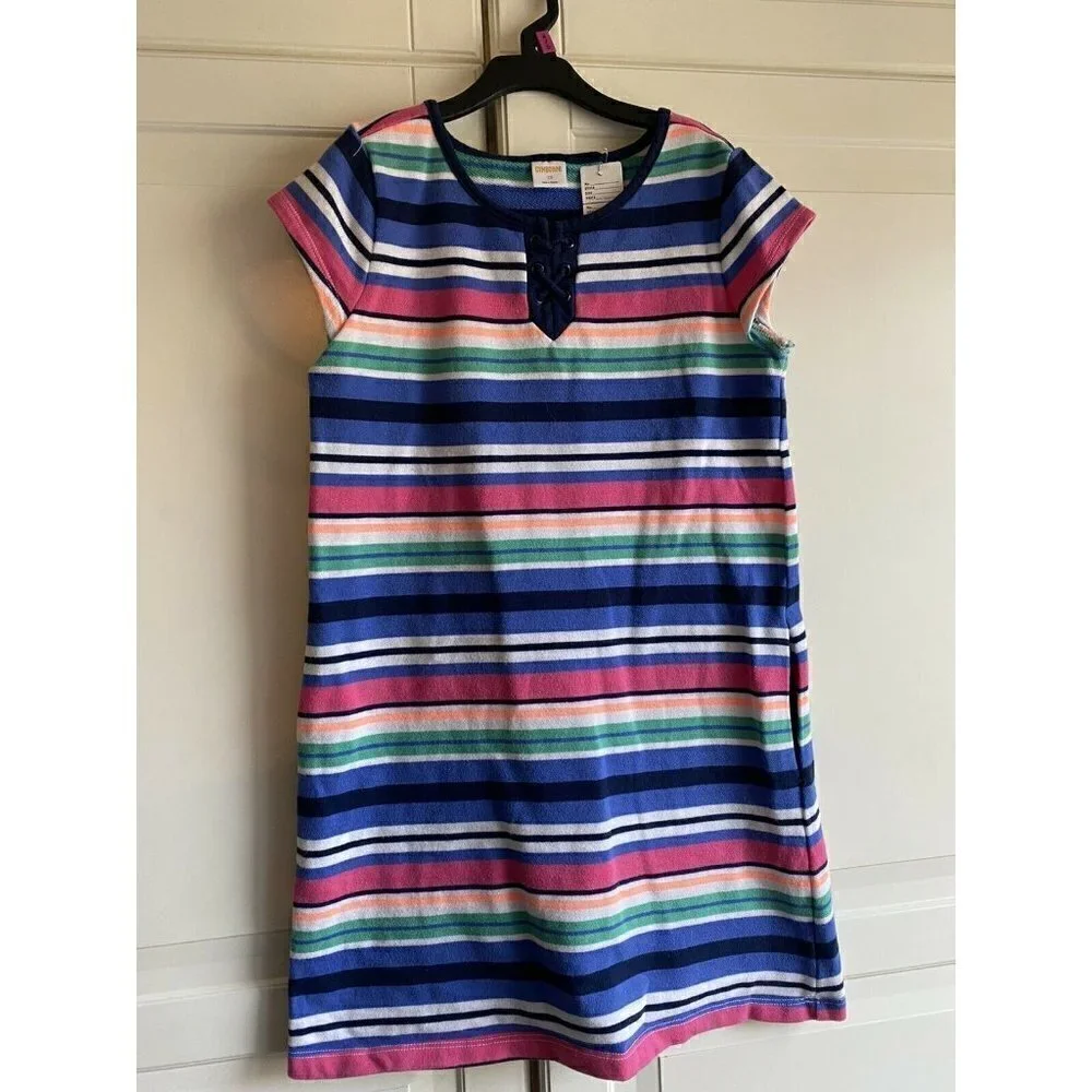 Gymboree Girl’s‎ Size 12 Short Sleeve Striped Blue